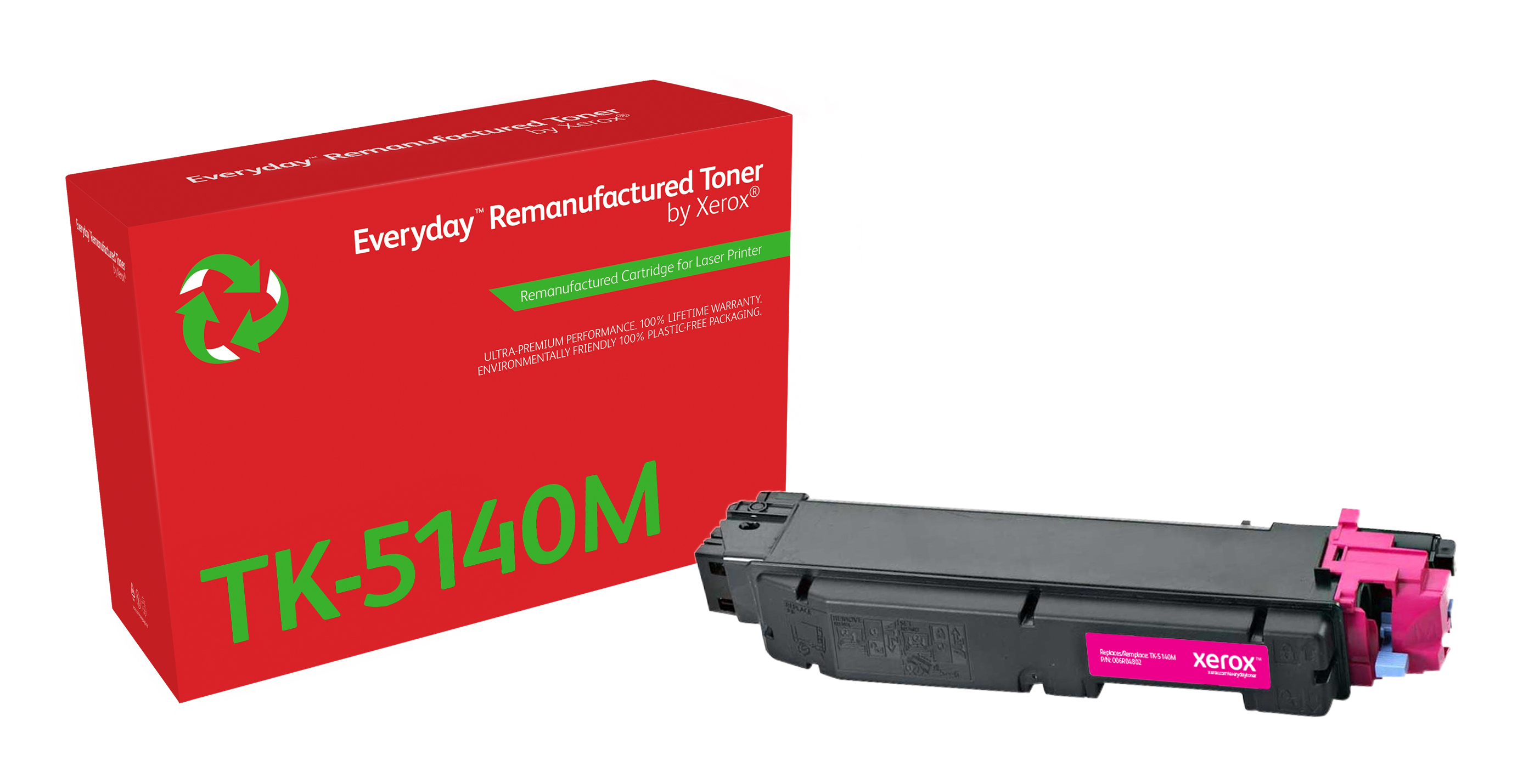 Everyday - Magenta - compatible - box - remanufactured - toner cartridge (alternative for: Kyocera TK-5140M) - Green World Alliance return programme