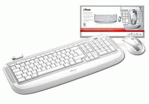 Trust Wireless Laser Desk Set for Mac, UK – image 2