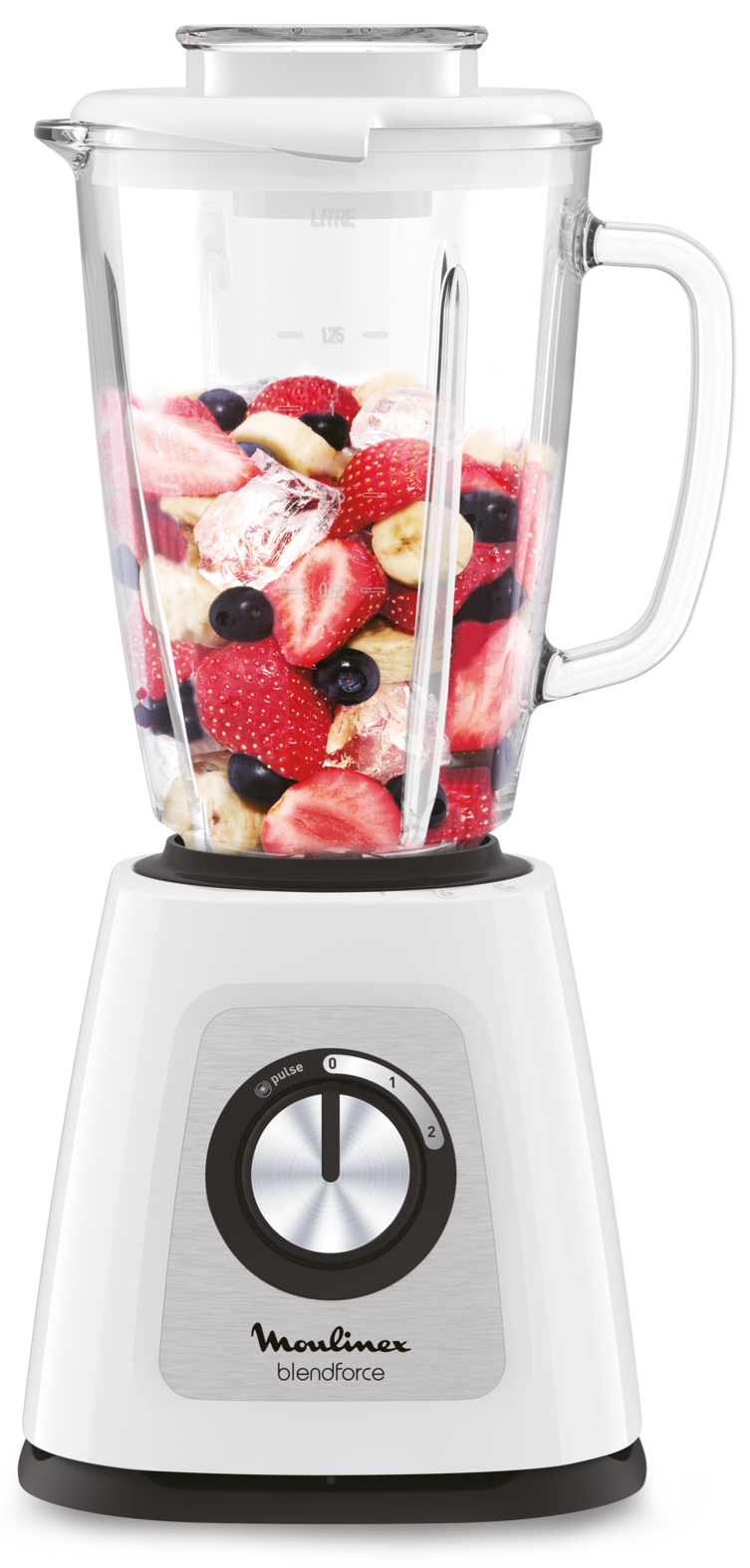 Moulinex LM4351 1.25 L Tabletop blender 800 W White – image 2
