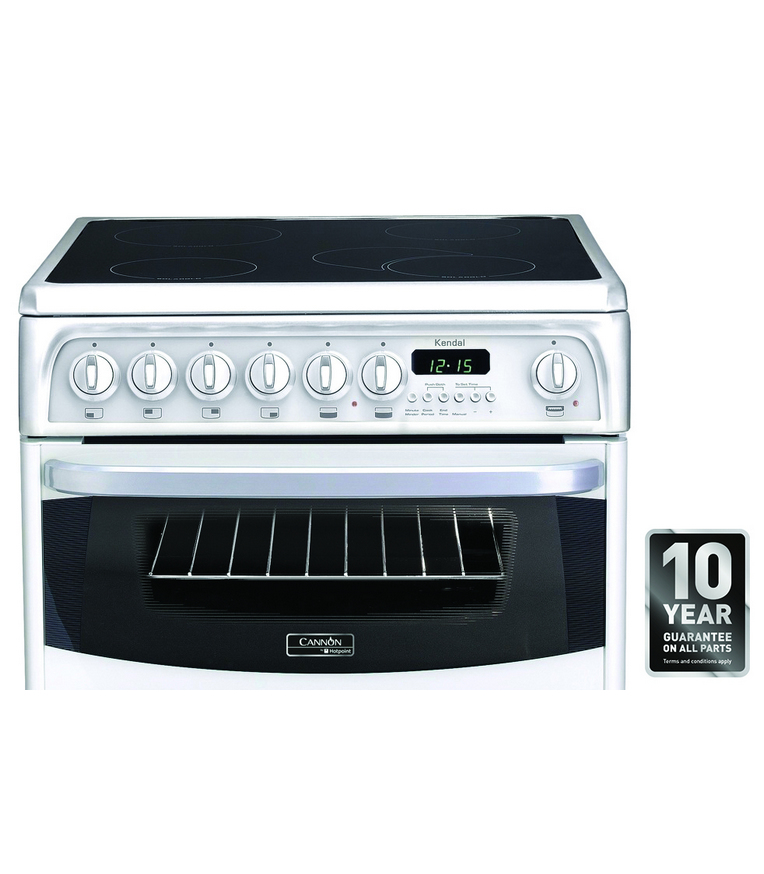 Hotpoint CH60EKWS cooker Freestanding cooker Electric Ceramic hob White – image 2
