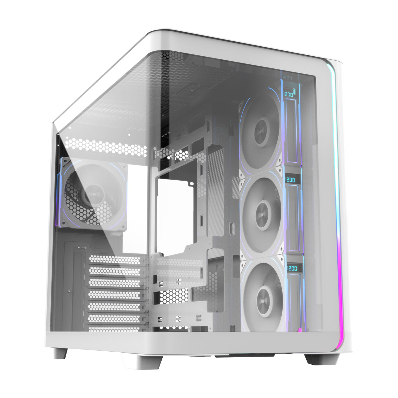 FSP M580-WP Plus Case Midi Tower mITX, mATX White ARGB