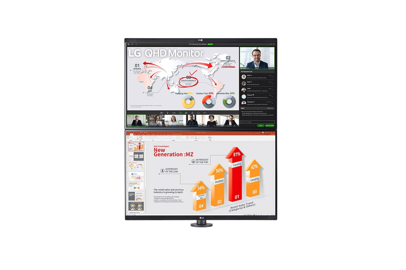 LG 27QP88D-B computer monitor – image 3