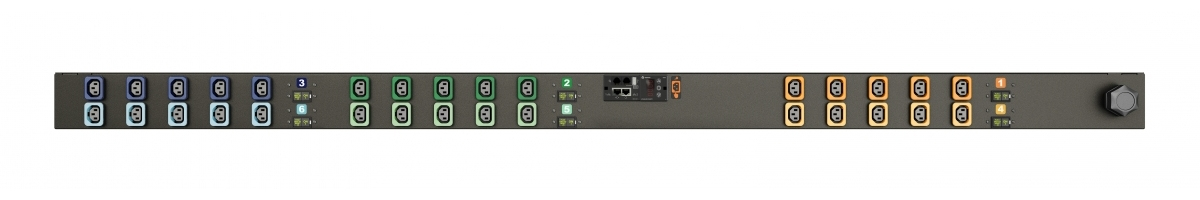 Vertiv MN03E9W1-30L138-5CS15A0A10-S power distribution unit (PDU) 30 AC outlet(s) 0U Black