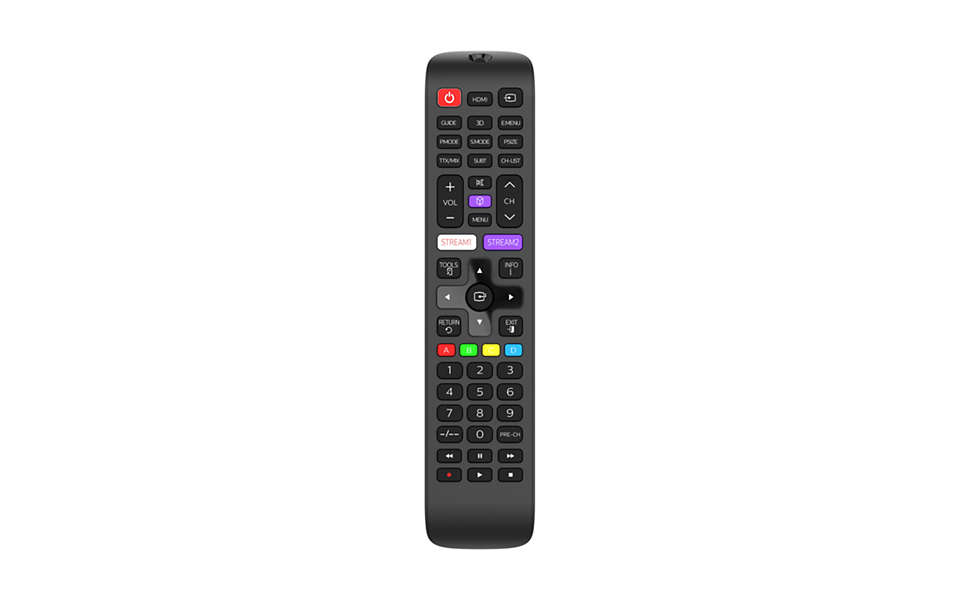 Philips SRP4010/10 remote control IR Wireless TV Press buttons