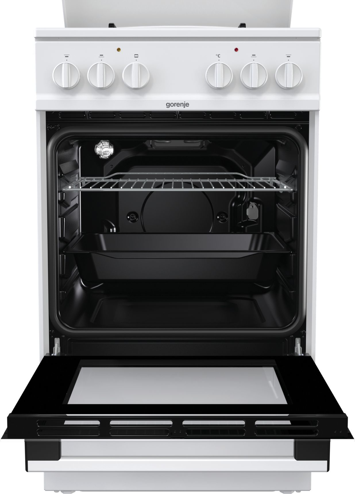 Gorenje K5110WJ Freestanding cooker Electric Gas Black, White – image 2
