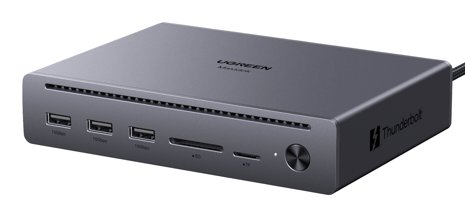Ugreen Revodok Maxidok Thunderbolt 5 120000 Mbit/s Grau