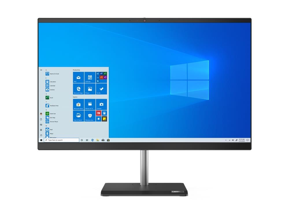 Lenovo V50a-24IMB AIO Intel® Core™ i5 i5-10400T 60.5 cm (23.8″) 1920 x 1080 pixels All-in-One PC 8 GB DDR4-SDRAM 256 GB SSD Wi-Fi 5 (802.11ac) Black image 2