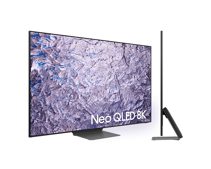 Samsung TQ85QN800CTXXC TV 2,16 m (85 ) 8K Ultra HD Smart TV Wifi Noir, Argent Neuf — photo 2