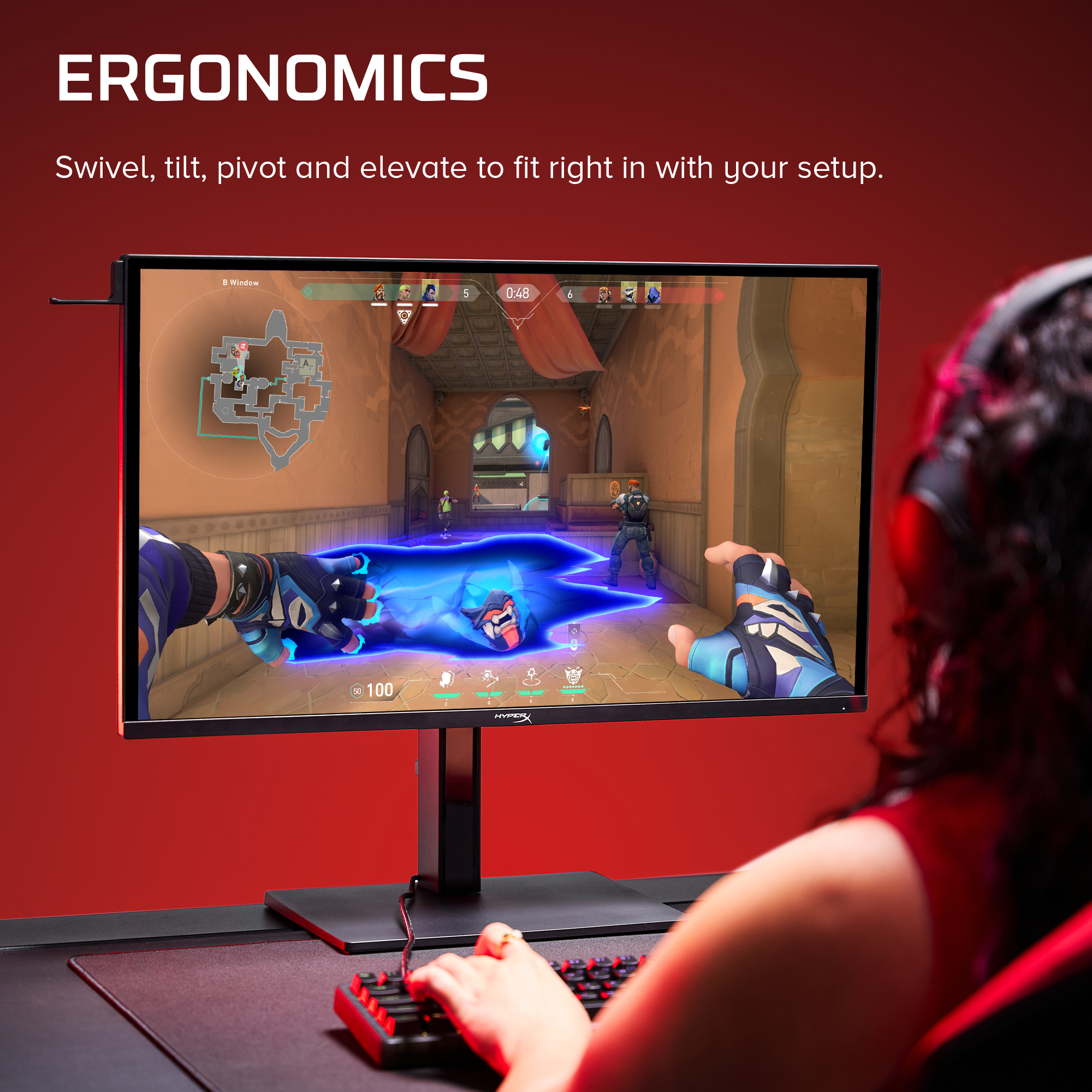 HP HyperX OMEN OLED 27 inch QHD 500Hz Gaming Monitor - OMEN OLED 27qs – image 9