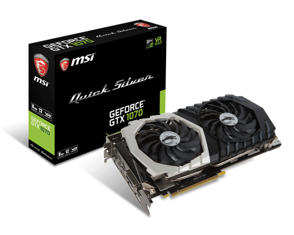 MSI GeForce GTX 1070 Quick Silver 8G OC – image 5