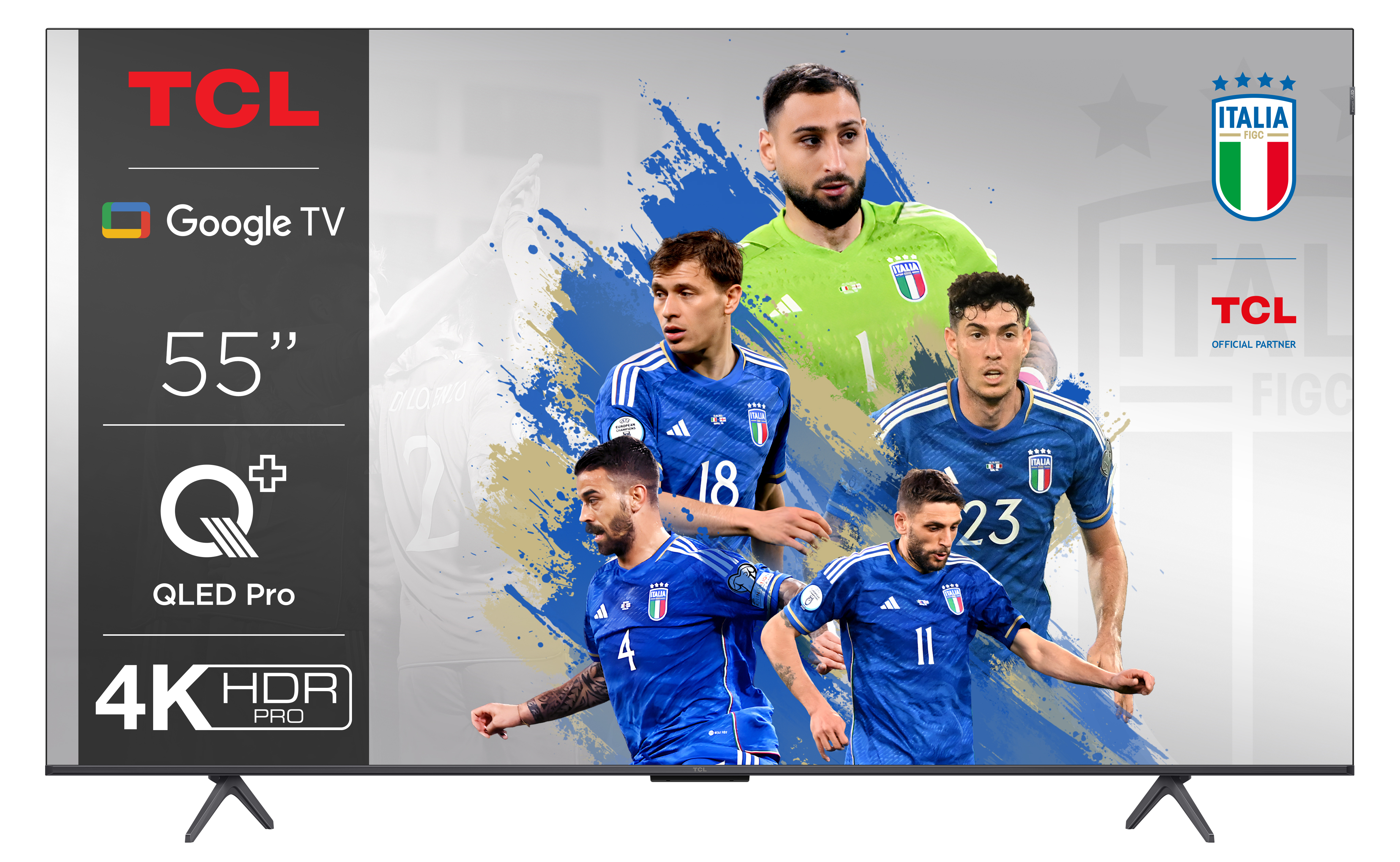 TCL C61 Serie C6 Smart TV QLED 4K 55" 55C61B, audio Onkyo, Dolby Vision - Atmos, Google TV