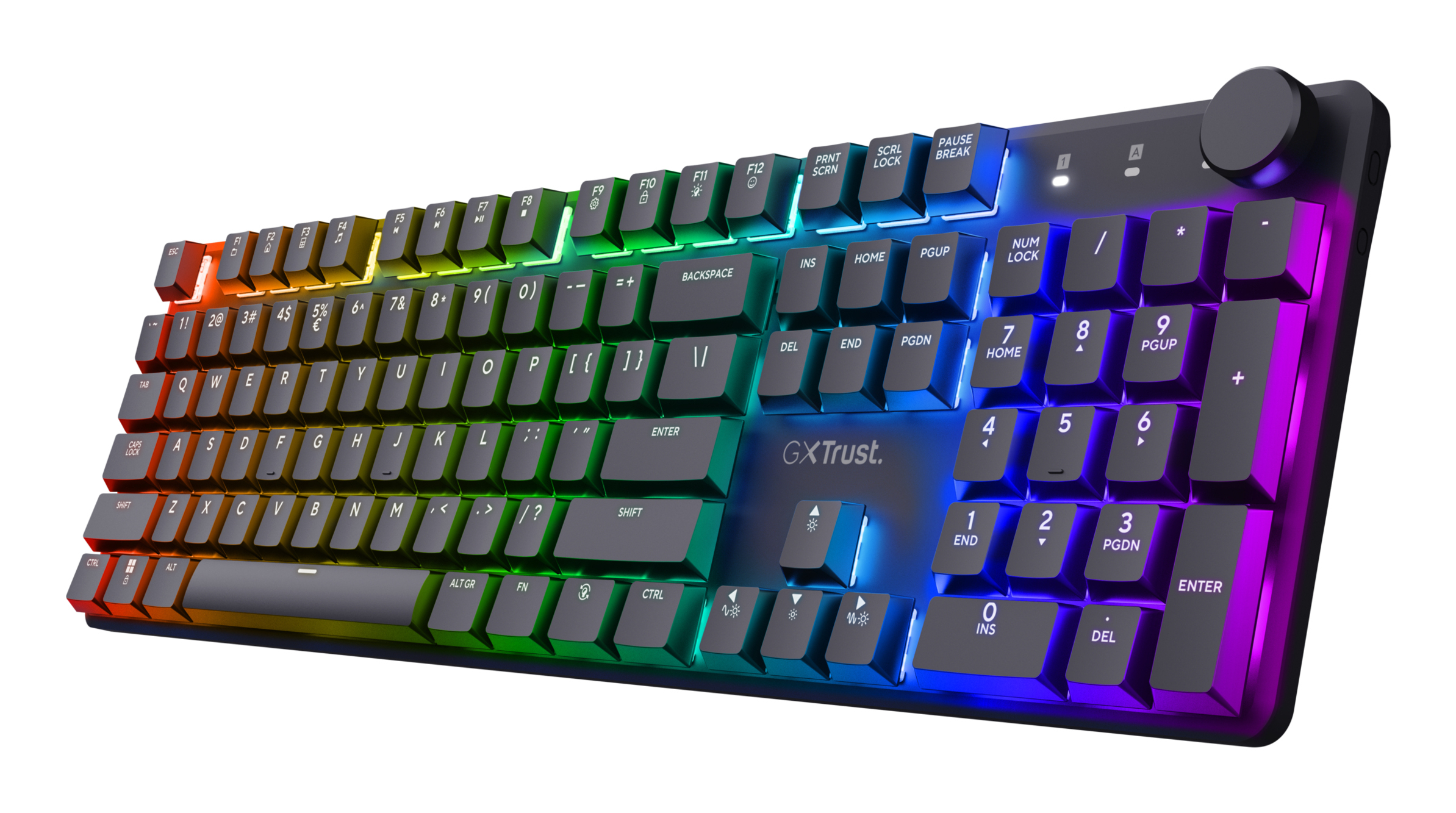 Tastatura TRUST GXT868 TORIX WRLS Mehanicka/US/crna