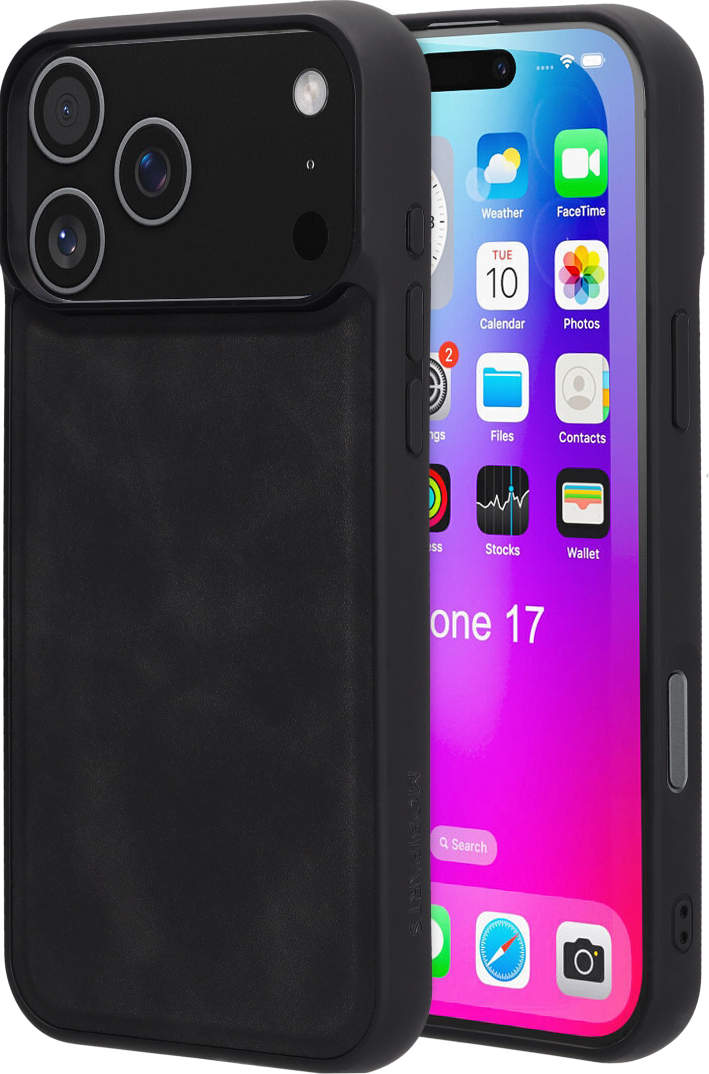 Mobiparts Classic Backcover Apple iPhone 17 Pro Max Graphite Black (MagSafe Compatible)