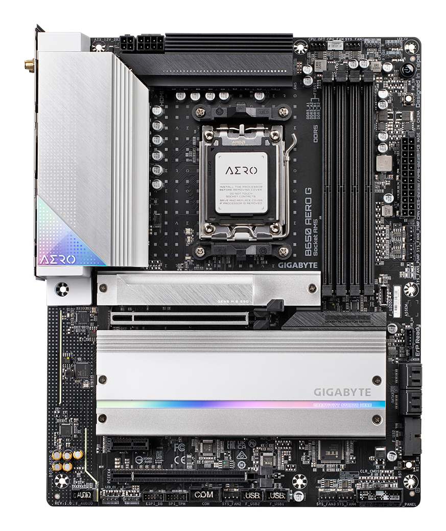 Tarjeta Madre Gigabyte B650 AERO G - Socket AM5 - 4x DDR5 - 4400/6400(OC)8000(OC)MHz - HDMI - DisplayPort - USB 2.0/3.2 - ATX - B650 AERO G Tarjeta Madre Gigabyte B650 AERO G - Socket AM5 - 4x DDR5 - 4400/6400(OC)8000(OC)MHz - HDMI - DisplayPort - USB 2.0/3.2 - ATX - B650 AERO G