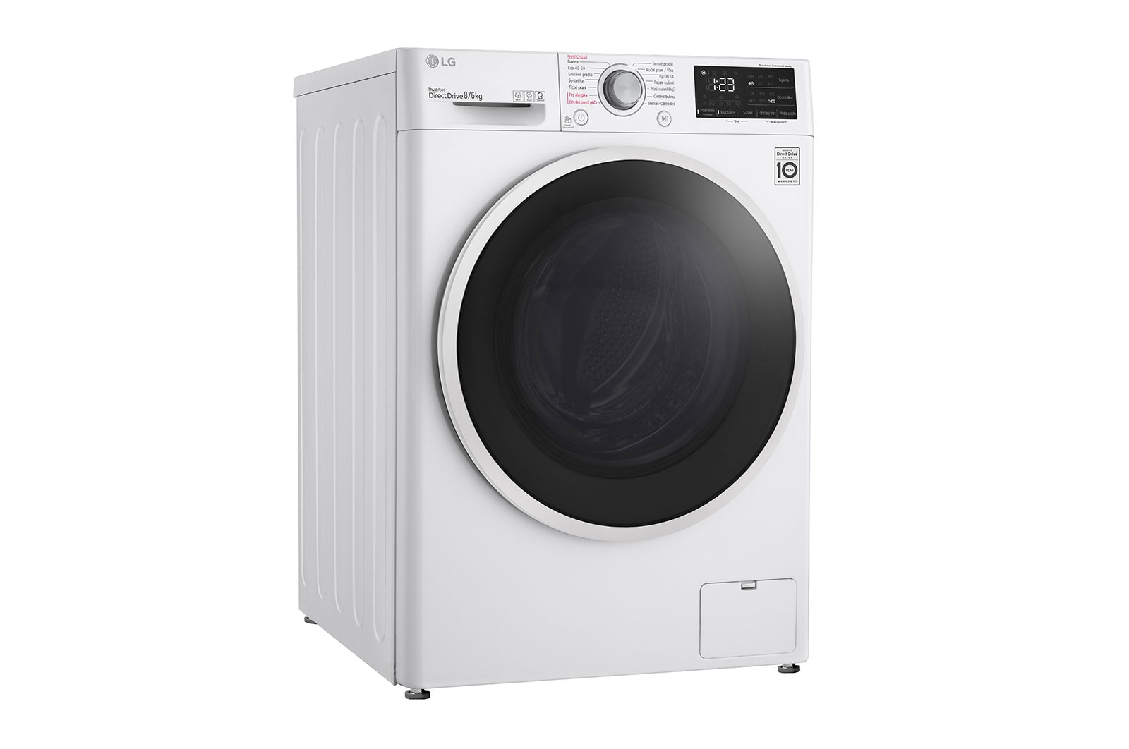 LG F84DV3UTNWT washer dryer Freestanding Front-load White – image 8