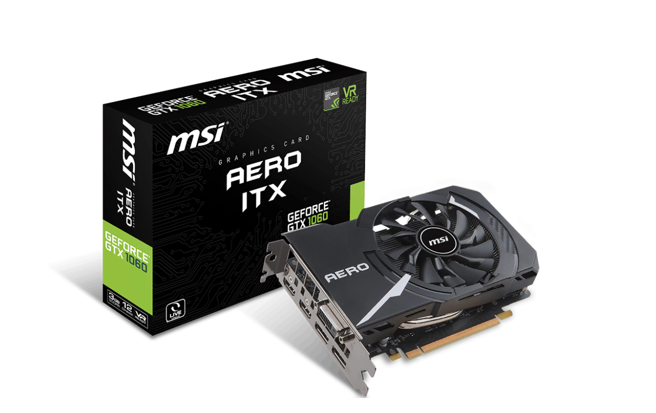 MSI AERO ITX G1060AI3C graphics card NVIDIA GeForce GTX 1060 – image 1