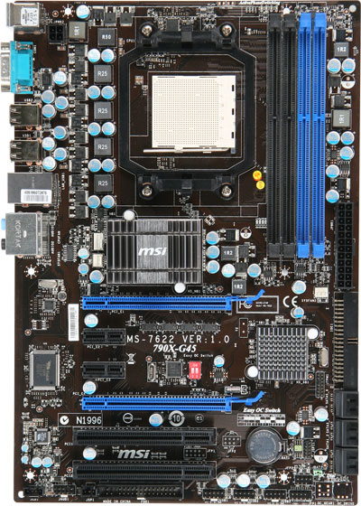 MSI 790X-G45 motherboard AMD 790X Socket AM3 ATX