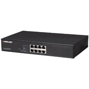 Intellinet 560542 network switch Managed L2 Gigabit Ethernet (10/100/1000) Power over Ethernet (PoE) Black