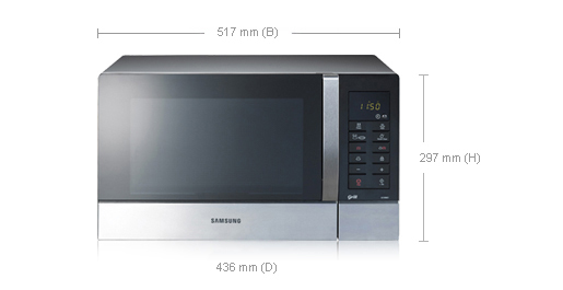 Samsung GE109MST microwave Stainless steel – image 2