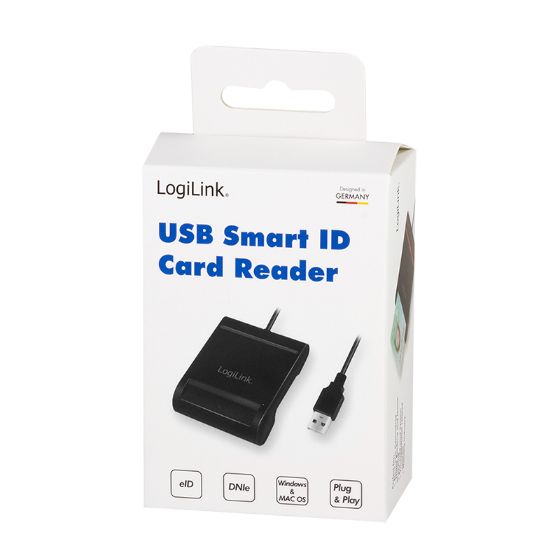 LogiLink CR0047 smart card reader Indoor USB 2.0 Black – image 8