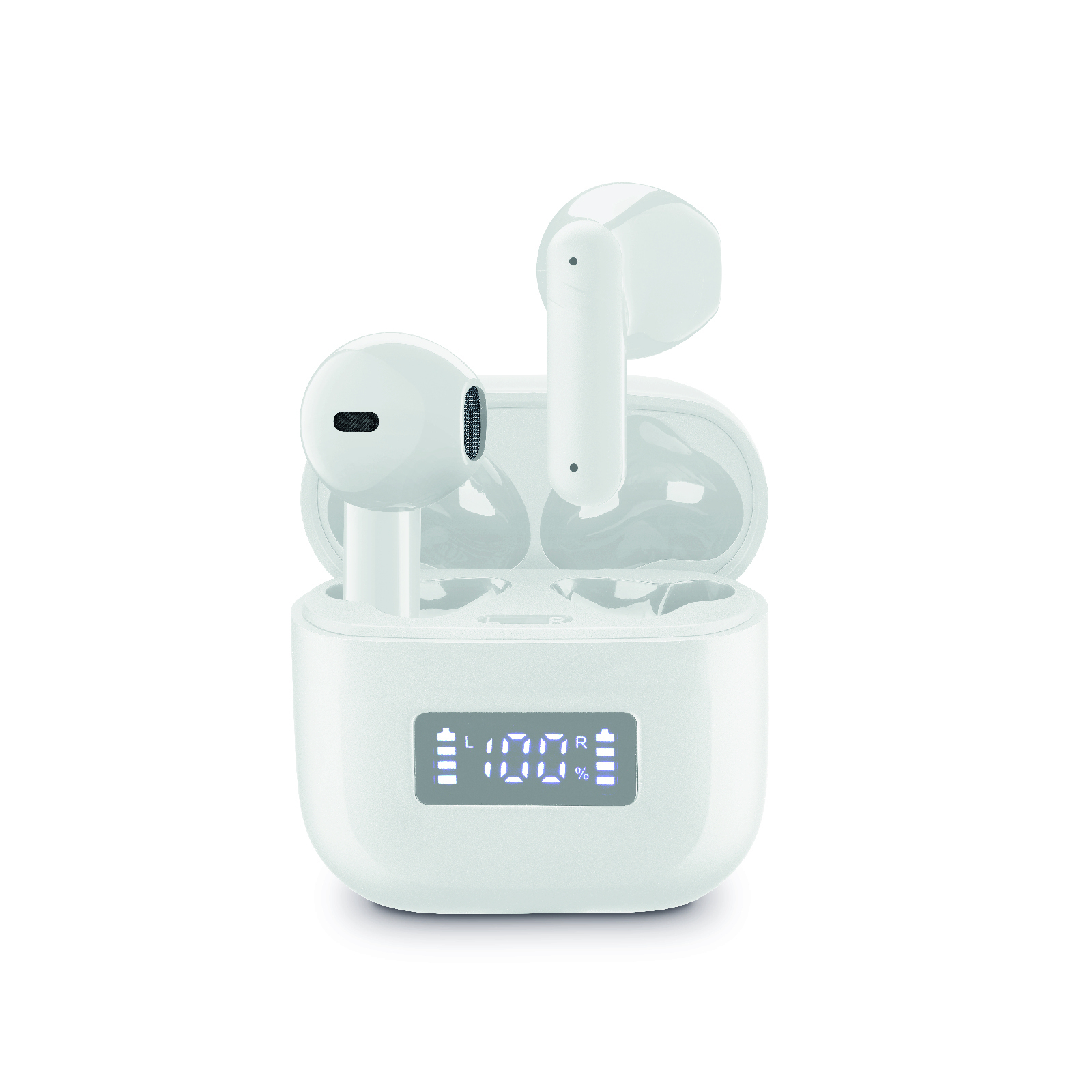 Cellularline BTTONECAPSULETWSW headphones/headset True Wireless Stereo (TWS) In-ear Calls/Music Bluetooth White – image 2