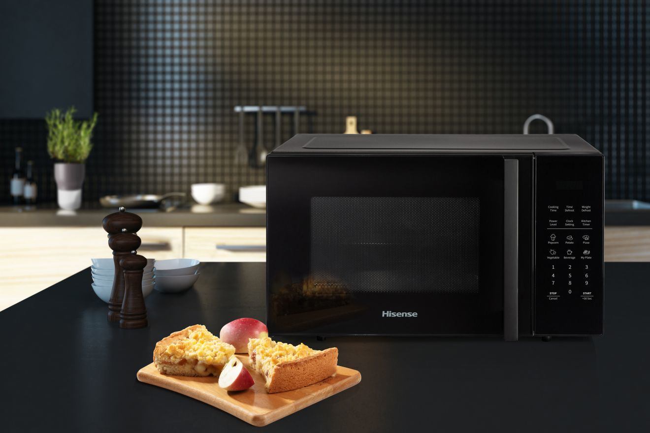 Hisense H25MOBS7H microwave Black Solo microwave Countertop – image 2