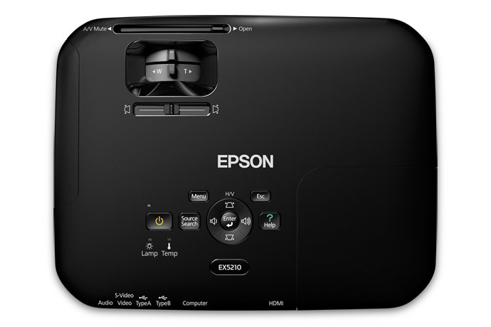 Epson EX5210 Standard throw projector 2800 ANSI lumens 3LCD XGA (1024x768) Black – image 4