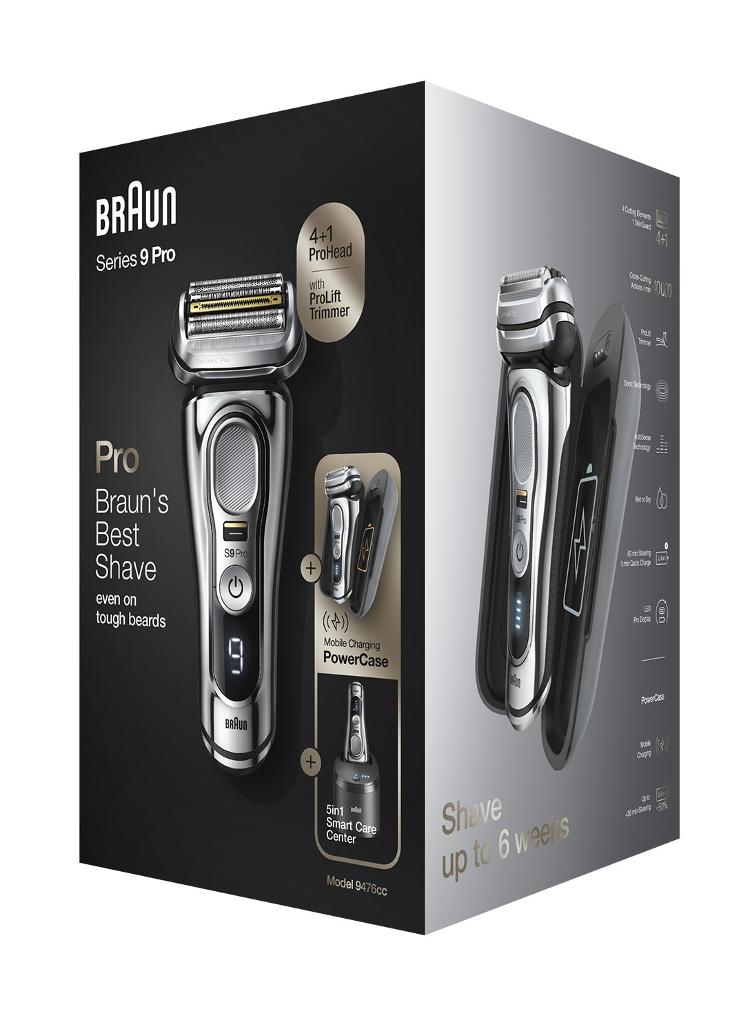 Braun Series 9 Pro 9496cc Foil shaver Silver – image 2