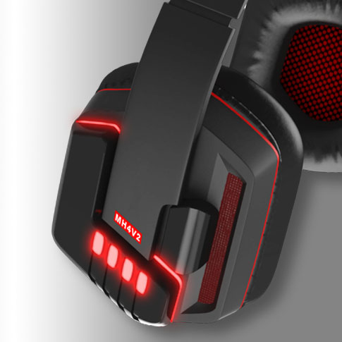 Mars Gaming MH4V2 headphones/headset Wired Head-band Black – image 3