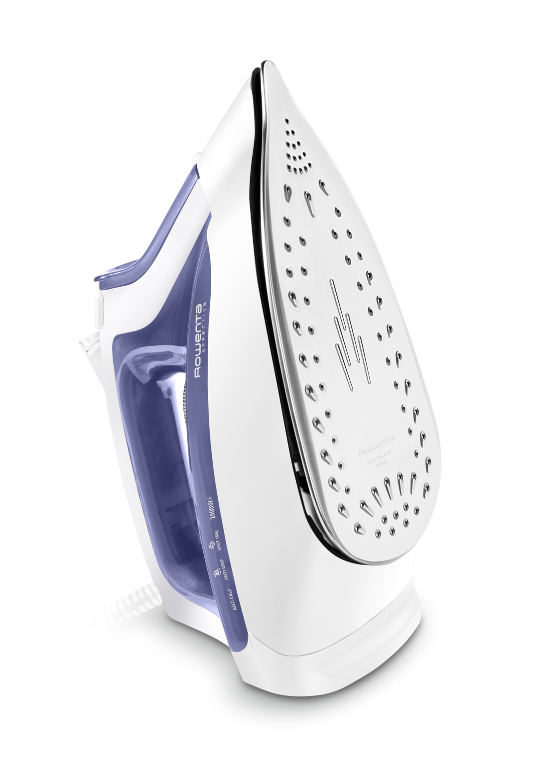Rowenta DW2130 Dry & Steam iron Stainless Steel soleplate – image 2