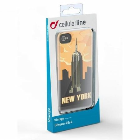 Cellularline Vintage mobile phone case Cover Black, Orange, Yellow – image 3