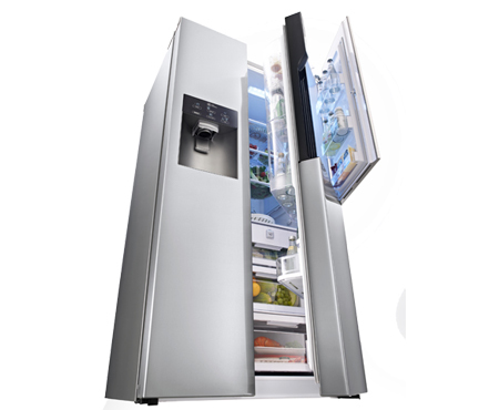 LG GS9366AEAV side-by-side refrigerator Freestanding – image 2