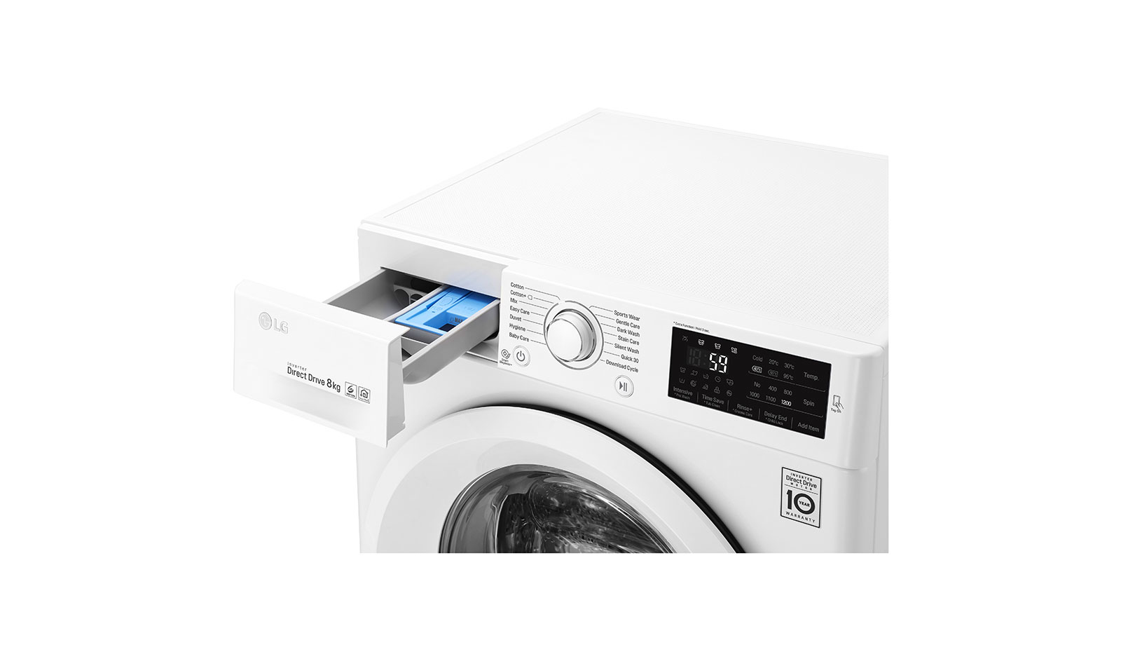 LG F2J5TNP3W washing machine Front-load – image 9