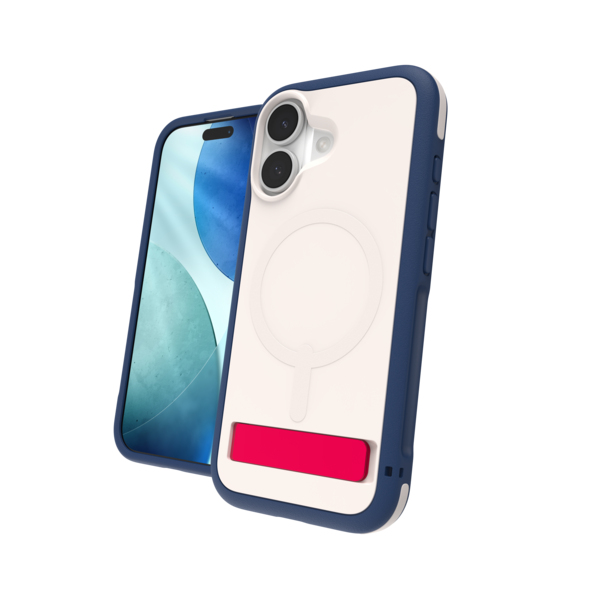 ZAGG Sedona Snap Kickstand coque de protection pour téléphones portables 16 cm (6.3") Housse Bleu, Rouge, Blanc