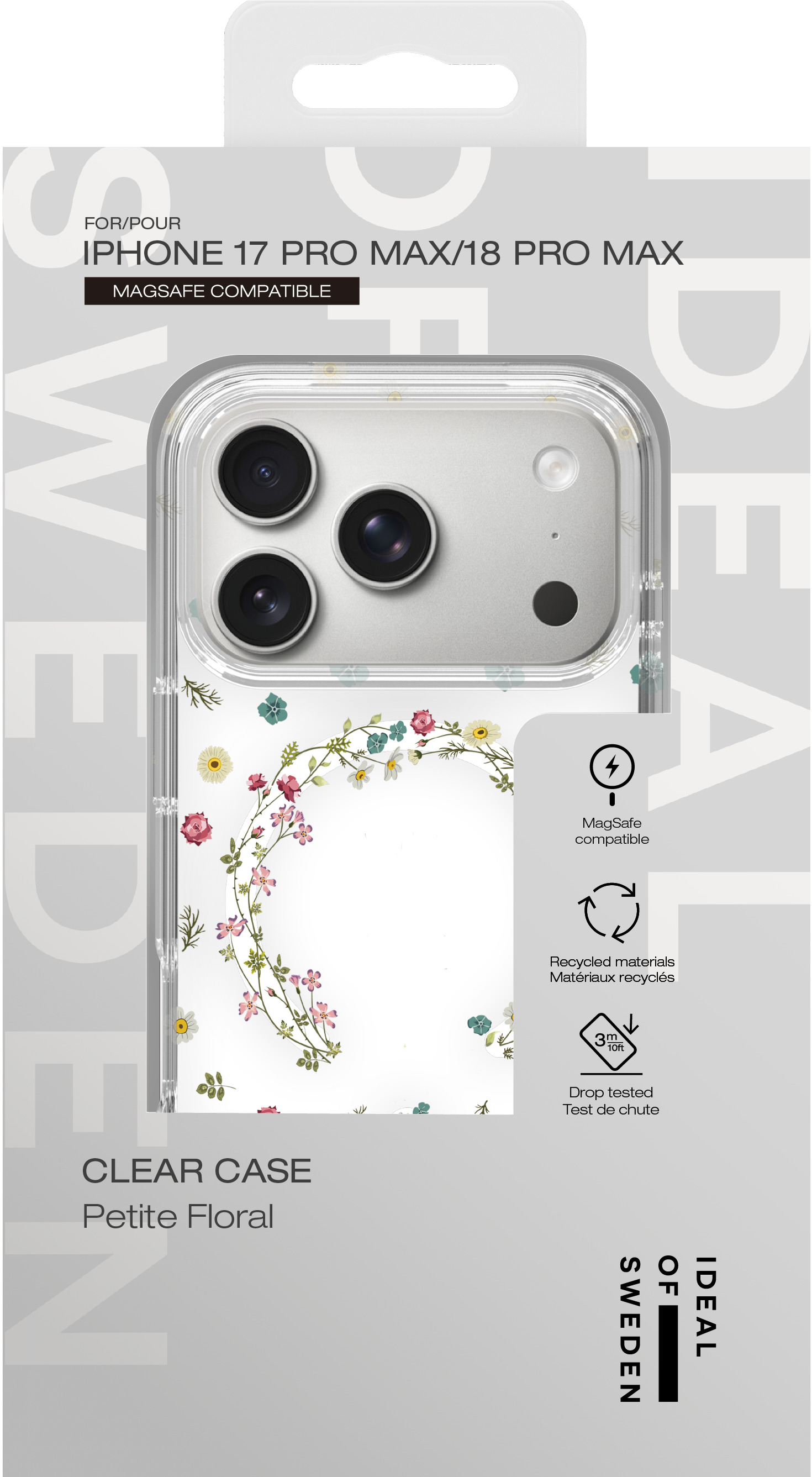 iDeal of Sweden Clear Case MagSafe iPhone 17 Pro Max / 18 Pro Max Petite Floral – image 4