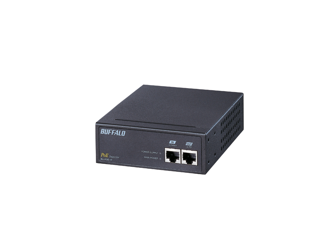 Buffalo BIJ-POE-1PR PoE adapter Fast Ethernet