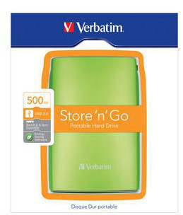 Verbatim Store 'n' Go USB 2.0 Portable Hard Drive 500GB Eucalyptus Green – image 8