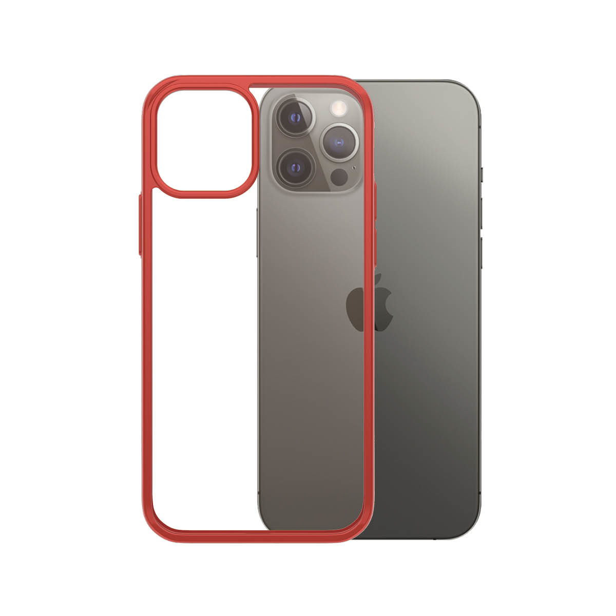 PanzerGlass ® ClearCaseColor™ iPhone 12 | 12 Pro - Mandarin Red Limited Edition – image 2