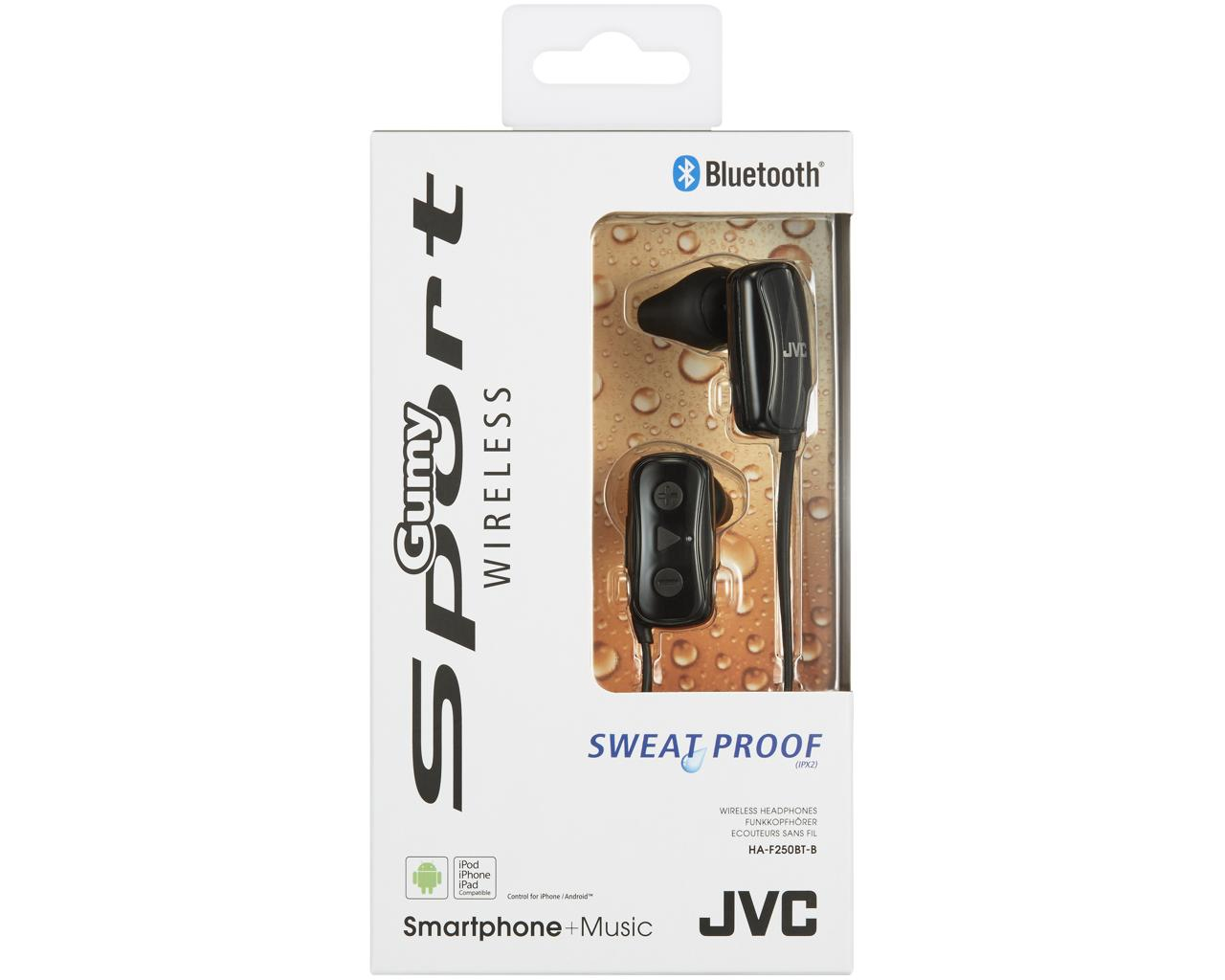 JVC HA-F250BT-B-E headphones/headset Wireless In-ear Sports Bluetooth Black – image 2