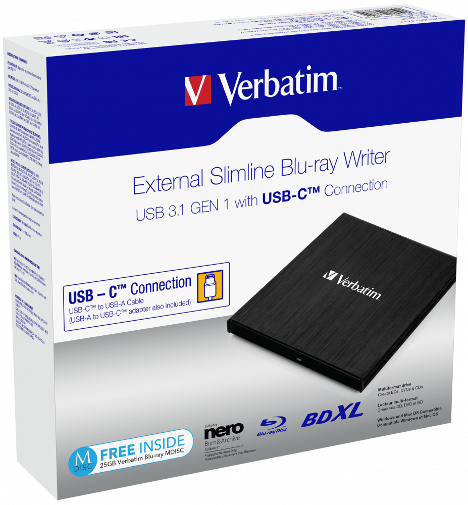 Verbatim 43889 optical disc drive Blu-Ray RW Black – image 3