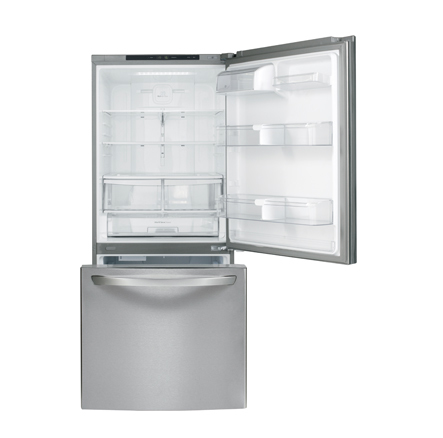 LG LDC22370ST fridge-freezer Freestanding Stainless steel – image 4