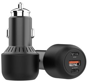eSTUFF ES631025 mobile device charger Mobile phone Black Cigar lighter Fast charging Auto