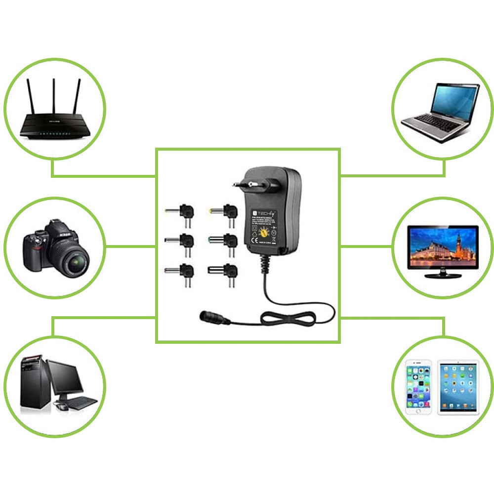 Techly IPW-NTS2250G2 power adapter/inverter Indoor – image 5