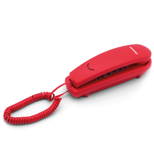 Daewoo DTC-115 Analog telephone Red