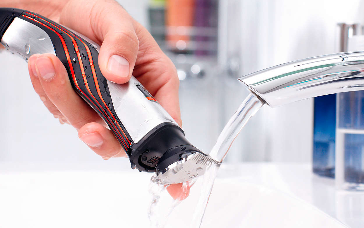 Philips Norelco StyleShaver QS6141/41 men's shaver Foil shaver Trimmer Orange, Silver – image 9