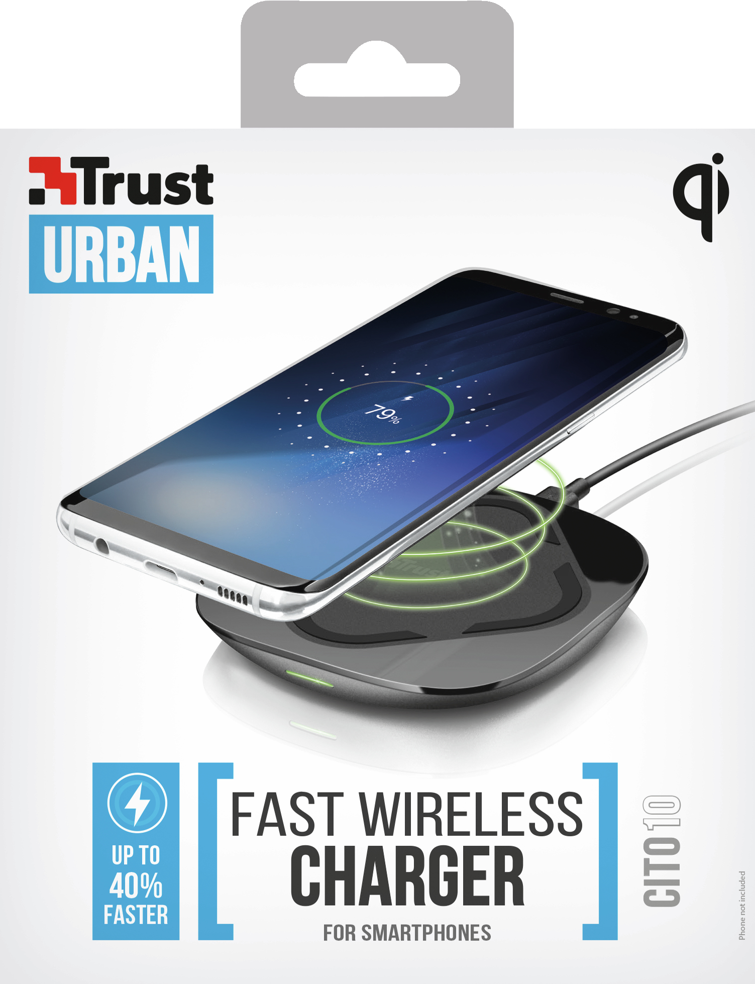 Trust Cito10 Smartphone Black USB Wireless charging Fast charging Indoor – image 8