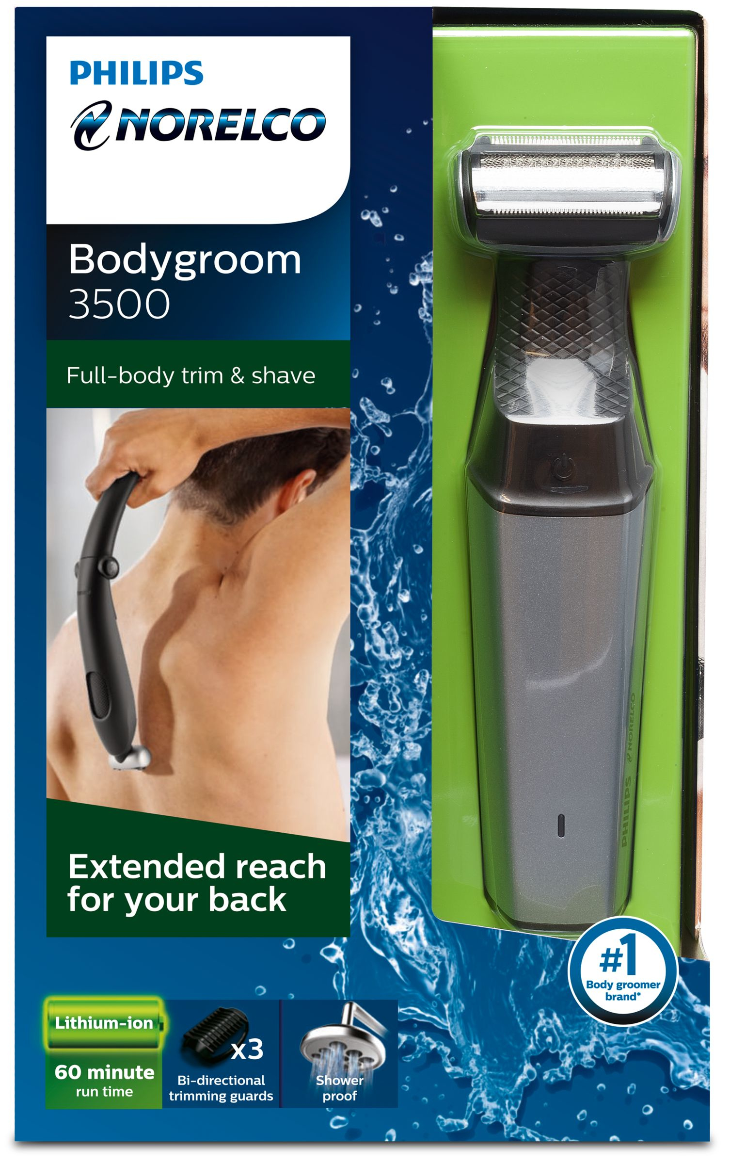 Philips BG5025/49 body groomer/shaver Black, Silver – image 4