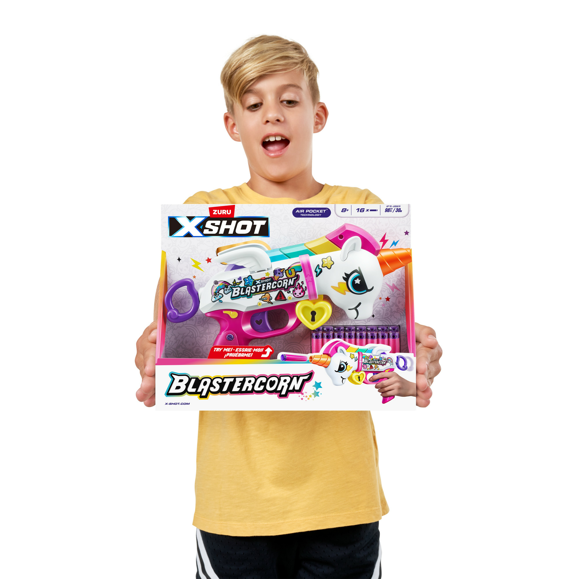 صورة ZURU XSHOT Blastercorn لعبة مسدس (16 دارت)