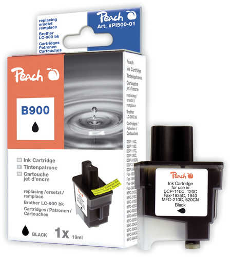 Peach 312185 ink cartridge 1 pc(s) Black