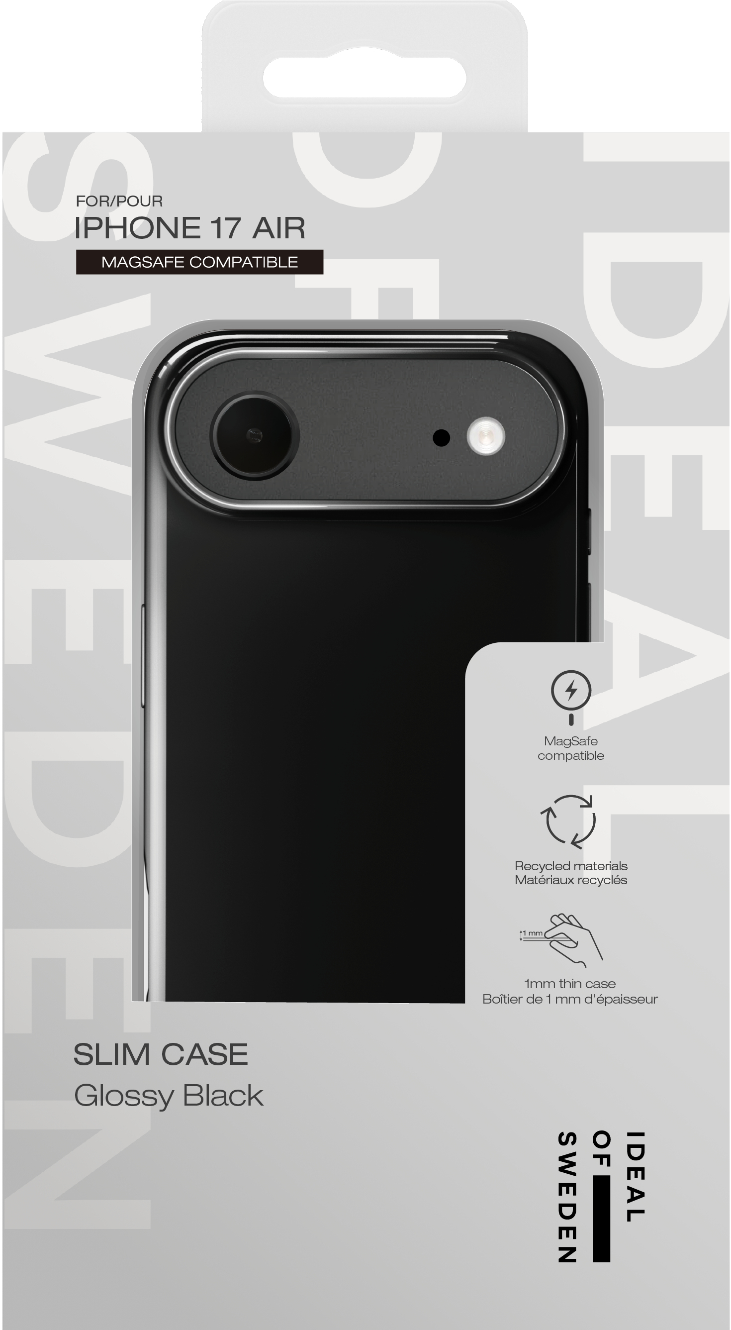 iDeal of Sweden Slim Case MagSafe iPhone Air Glossy Black – image 4